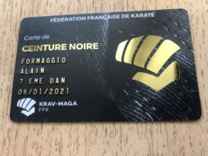 carte de ceinture noire